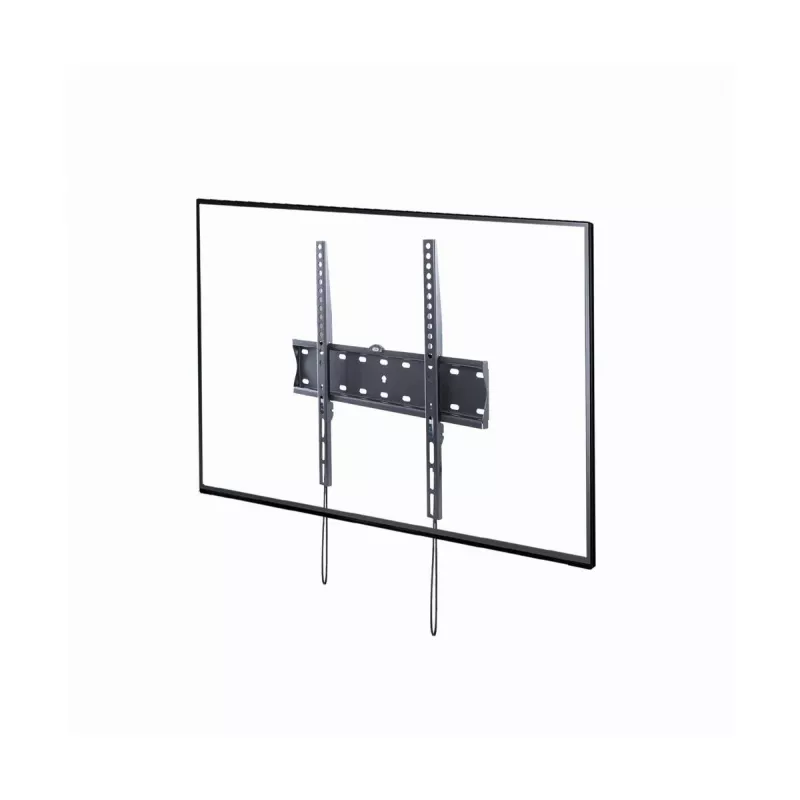 Suporte de TV Gembird WM-55F-02 preto, para ecrãs 32–55 polegadas, carga máx. 40 kg, VESA 200x200–400x400, fino 2,5 cm