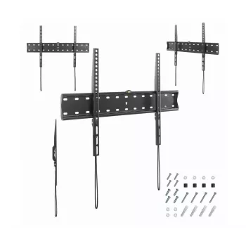 Suporte de TV Gembird WM-70F-01 Preto para televisores 37–70 polegadas, 40 kg, VESA 200x200–600x400, 2,5 cm plano
