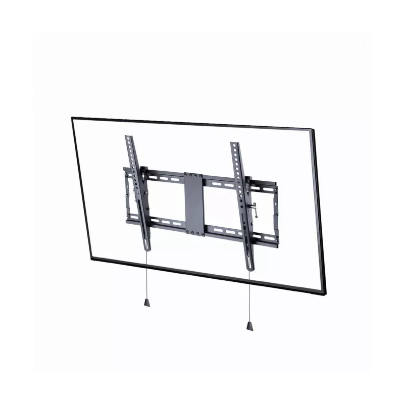 Suporte de parede para TV GEMBIRD WM-80T-01 para ecrãs 37–80 polegadas, aço, inclinável -12°/+3°, VESA 200x200–600x400, 70 kg