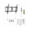 Suporte de parede para TV GEMBIRD WM-80T-01 para ecrãs 37–80 polegadas, aço, inclinável -12°/+3°, VESA 200x200–600x400, 70 kg