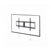 Suporte de parede para TV Gembird WM-90F-01 para ecrãs de 43 a 90 polegadas, VESA máx. 800x400, 70 kg de capacidade de carga, preto