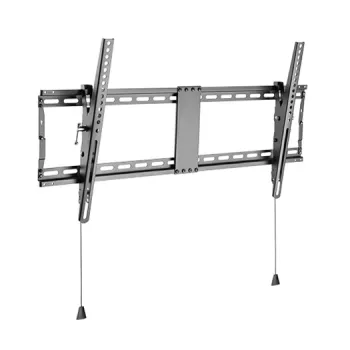 Suporte de parede para TV Gembird WM-90T-01 para ecrãs de 43–90 polegadas, VESA 200x200–800x400, inclinação -12°–3°, 70 kg de capacidade de carga, preto