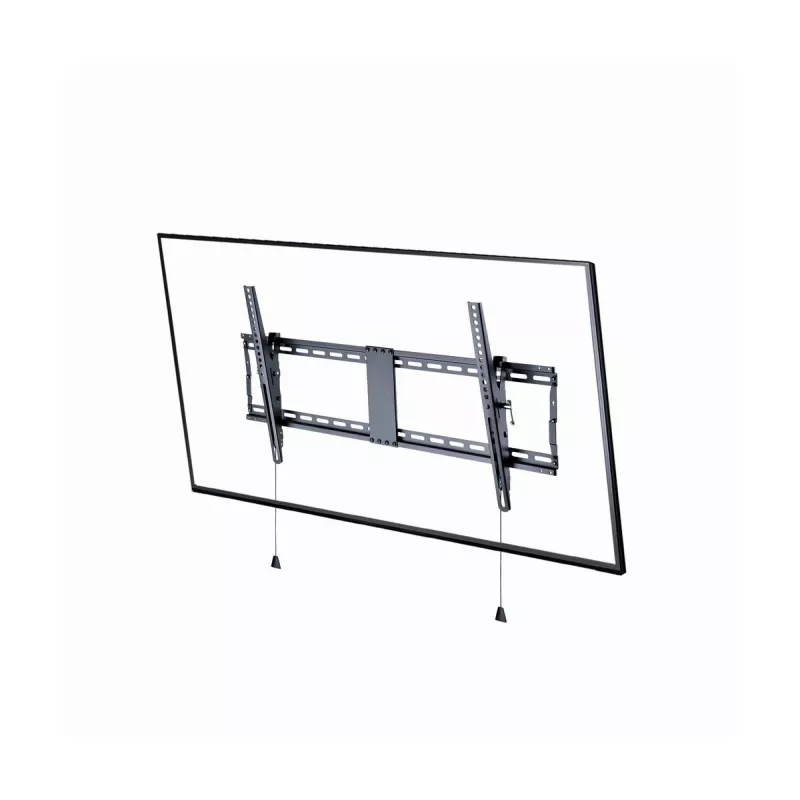 Suporte de parede para TV Gembird WM-90T-01 para ecrãs de 43–90 polegadas, VESA 200x200–800x400, inclinação -12°–3°, 70 kg de capacidade de carga, preto