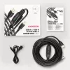 Axagon ADR-215B Cabo ativo de ligação/repetidor USB 2.0 A-M -> B-M 15 m