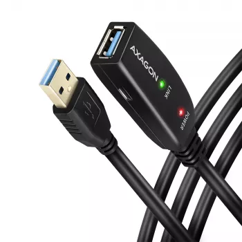 Axagon ADR-305 Cabo ativo de extensão/repetidor USB 3.2 Gen 1 A-M -> A-F 5 m