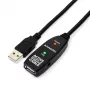 Axagon ADR-210 Cabo ativo de extensão/repetidor USB 2.0 A-M -> A-F 10 m