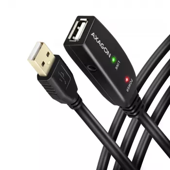 Axagon ADR-220 Cabo ativo de extensão/repetidor USB 2.0 A-M -> A-F 20 m