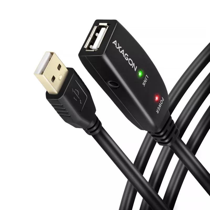 Axagon ADR-220 Cabo ativo de extensão/repetidor USB 2.0 A-M -> A-F 20 m