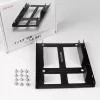Axagon RHD-225 METAL Suporte para 2x 2,5 polegadas HDD/SSD em baia de 3,5 polegadas, suporte de ventoinha