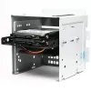 Axagon RHD-225 METAL Suporte para 2x 2,5 polegadas HDD/SSD em baia de 3,5 polegadas, suporte de ventoinha