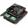 Axagon RHD-225 METAL Suporte para 2x 2,5 polegadas HDD/SSD em baia de 3,5 polegadas, suporte de ventoinha