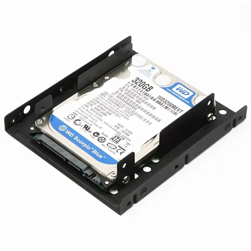 Axagon RHD-225 METAL Suporte para 2x 2,5 polegadas HDD/SSD em baia de 3,5 polegadas, suporte de ventoinha