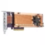 QNAP QM2-4P-384 Placas/adaptadores de interface Interno PCIe