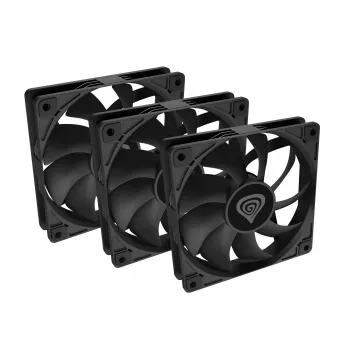 GENESIS Oxal 120 Ventoinha para caixa de computador 12 cm Preto 3 unid.