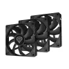 GENESIS Oxal 120 Ventoinha para caixa de computador 12 cm Preto 3 unid.