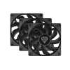 GENESIS Oxal 120 Ventoinha para caixa de computador 12 cm Preto 3 unid.