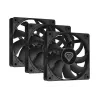 GENESIS Oxal 120 Ventoinha para caixa de computador 12 cm Preto 3 unid.