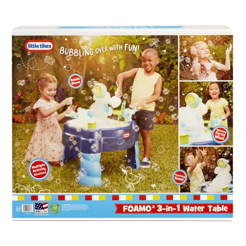 Little Tikes FOAMO Mesa de água 3 em 1, Mesa de água, 2 ano(s), Multicolorido