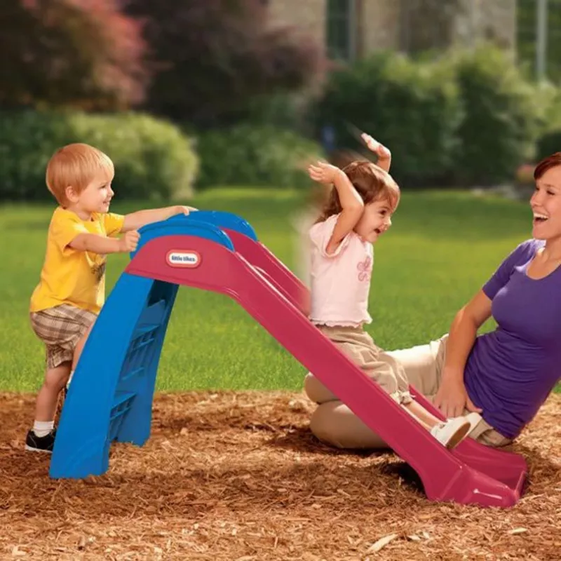 Little Tikes First Slide, 1,2 ano(s), 6 ano(s), Plástico, 4,09 kg, Azul, Vermelho