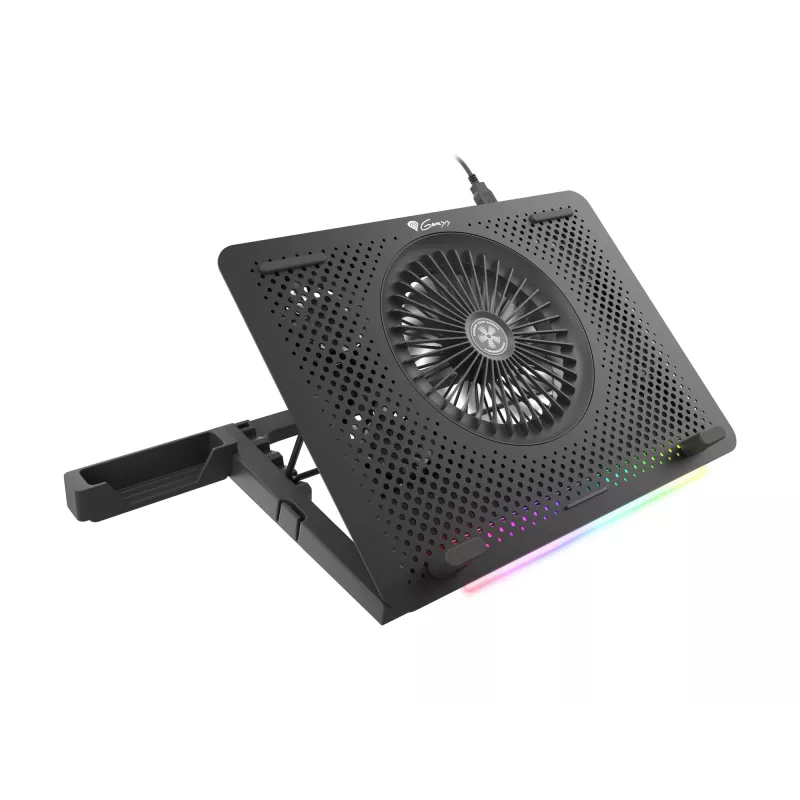 Base de arrefecimento para portátil GENESIS Oxid 450 39,6 cm (15,6 polegadas) 2400 rpm preta