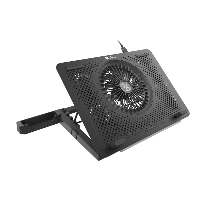 Base de arrefecimento para portátil GENESIS Oxid 450 39,6 cm (15,6 polegadas) 2400 rpm preta