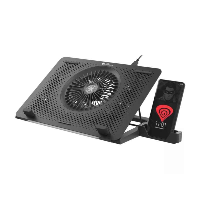 Base de arrefecimento para portátil GENESIS Oxid 450 39,6 cm (15,6 polegadas) 2400 rpm preta
