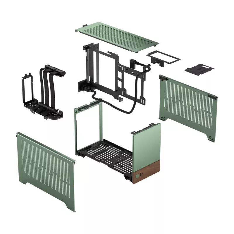 Caixa de PC Fractal Design Terra Small Form Factor verde