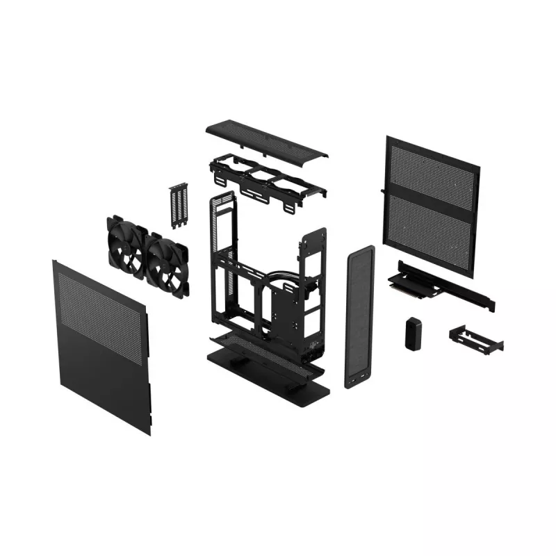 Caixa de computador Fractal Design Ridge Small Form Factor preta