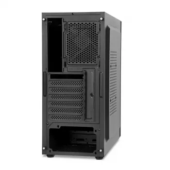 Caixa de PC IBOX ANTILA 39 Midi Tower — preta, ATX/microATX, GPU até 31 cm, altura do cooler da CPU 150 mm