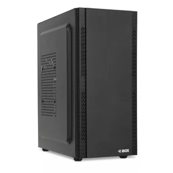 Caixa de PC IBOX ANTILA 39 Midi Tower — preta, ATX/microATX, GPU até 31 cm, altura do cooler da CPU 150 mm