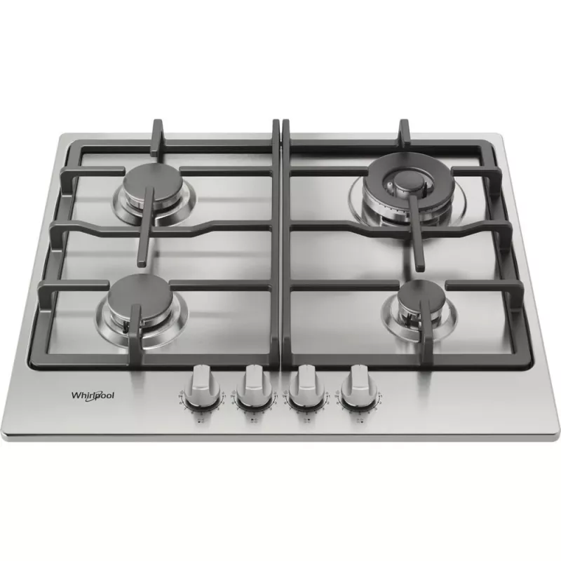 Whirlpool TGML 661 IX R aço inoxidável encastrável 58 cm gás 4 zona(s)