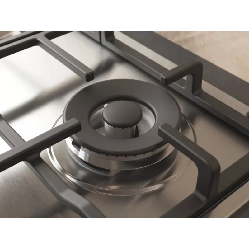 Whirlpool TGML 661 IX R aço inoxidável encastrável 58 cm gás 4 zona(s)