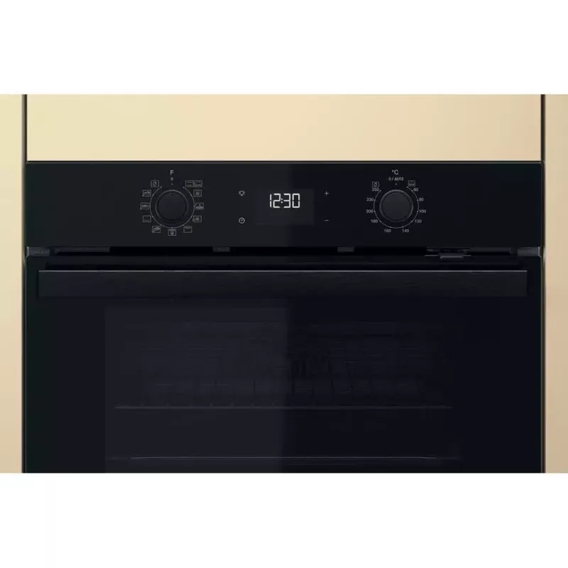 Forno elétrico encastrável WHIRLPOOL OMR58HU1B — 71 L, A+, autolimpeza hidrolítica, convecção, grelhador, extração telescópica