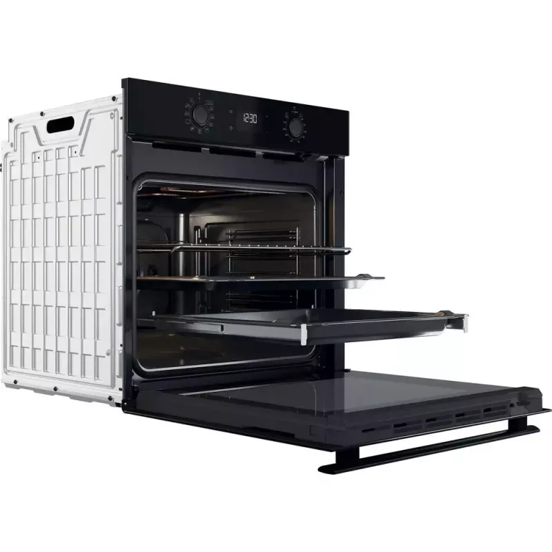 Forno elétrico encastrável WHIRLPOOL OMR58HU1B — 71 L, A+, autolimpeza hidrolítica, convecção, grelhador, extração telescópica