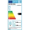 Whirlpool OMR58HU1X forno elétrico de encastrar, 71 L, ar quente, SmartClean, classe energética A+, aço inoxidável