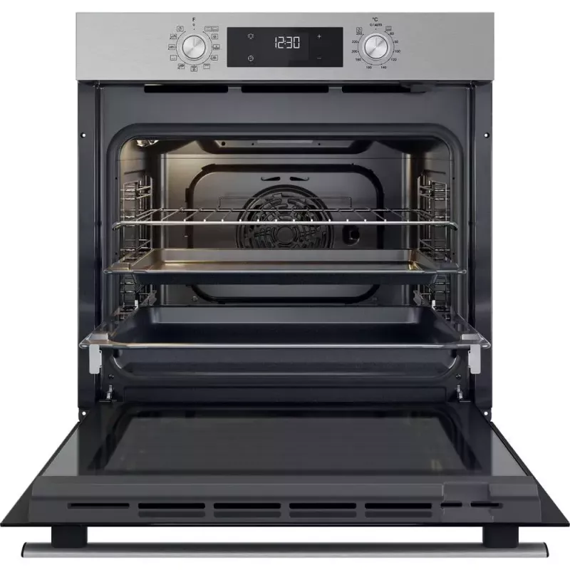 Whirlpool OMR58HU1X forno elétrico de encastrar, 71 L, ar quente, SmartClean, classe energética A+, aço inoxidável
