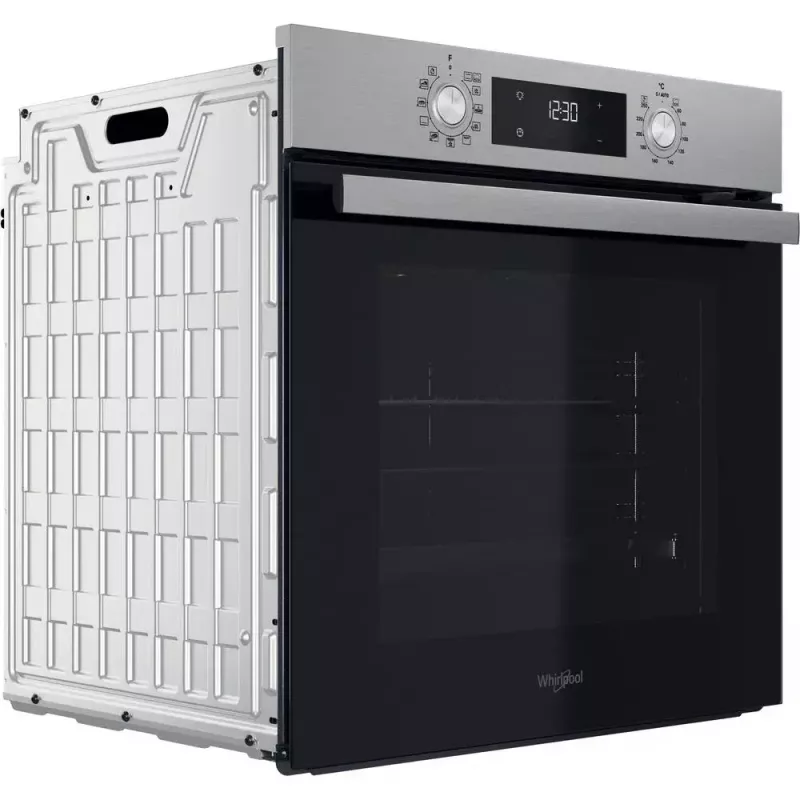 Whirlpool OMR58HU1X forno elétrico de encastrar, 71 L, ar quente, SmartClean, classe energética A+, aço inoxidável