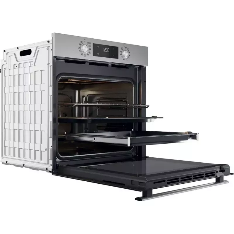 Whirlpool OMR58HU1X forno elétrico de encastrar, 71 L, ar quente, SmartClean, classe energética A+, aço inoxidável