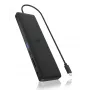 Docking station móvel ICY BOX 11-em-1 com saída de vídeo tripla