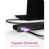 Docking station móvel ICY BOX 11-em-1 com saída de vídeo tripla