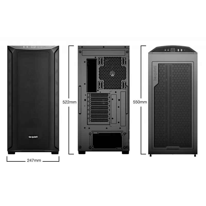 Caixa de PC be quiet! Shadow Base 800 Midi Tower preto
