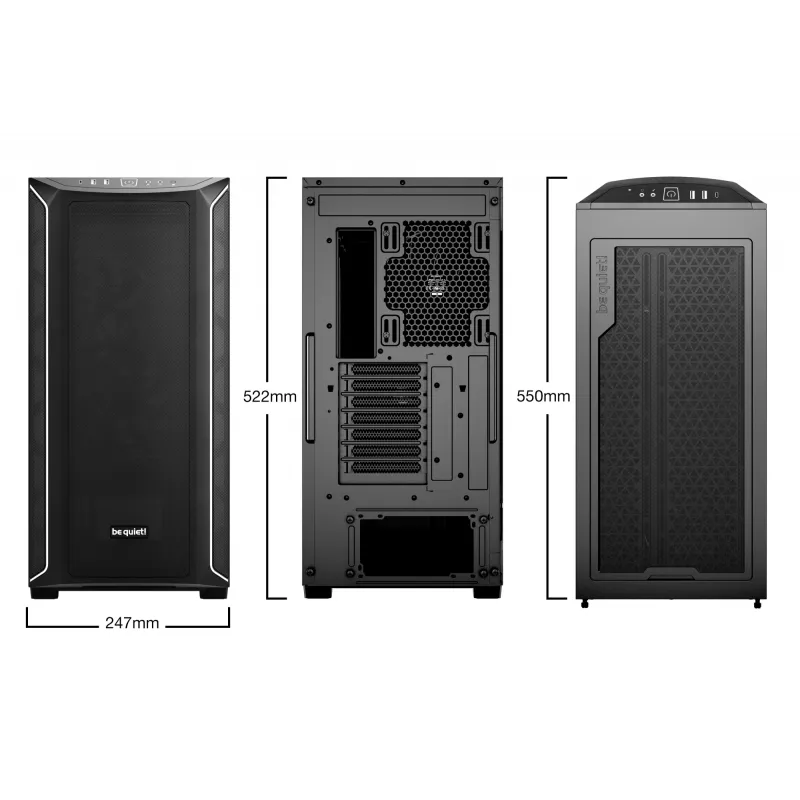 Caixa de PC be quiet! Shadow Base 800 DX Midi Tower preto