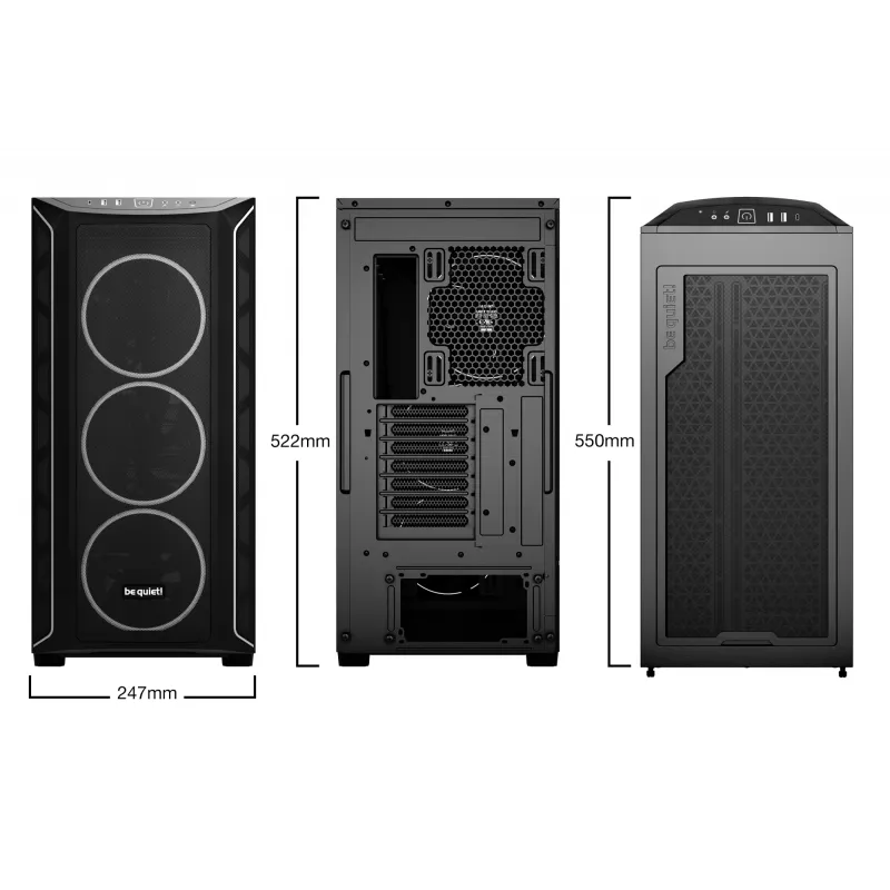 Caixa de PC be quiet! Shadow Base 800 FX Midi Tower preto