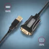Cabo adaptador Axagon ADS-1PQN USB-A 2.0 - série RS-232 DB9-M FTDI