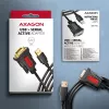 Cabo adaptador Axagon ADS-1PSN USB-A 2.0 - série RS-232 DB9-M Prolific 1,5 m