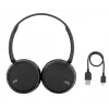 Auscultadores JVC Deep Bass Bluetooth On-Ear Preto, Sem fios, Chamadas/Música, 20 - 20000 Hz, 157 g, Headset, Preto