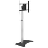 Techly ICA-TR39 suporte de chão para TV, 32-70 polegadas, 40 kg, VESA 800x400, preto/prateado