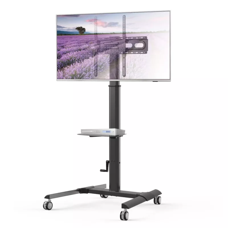 Carrinho/suporte multimédia Techly ICA-TR228 Preto Painel plano