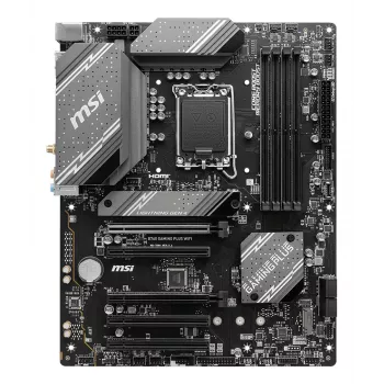 Placa-mãe MSI B760 GAMING PLUS WIFI — Intel B760, LGA 1700, ATX, DDR5, 4 DIMM, Wi‑Fi 6E, 2.5Gb LAN