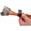 Fita adesiva de velcro DIGITUS, 20 mm de largura para cablagem estruturada rolo de 10 m, cor preto